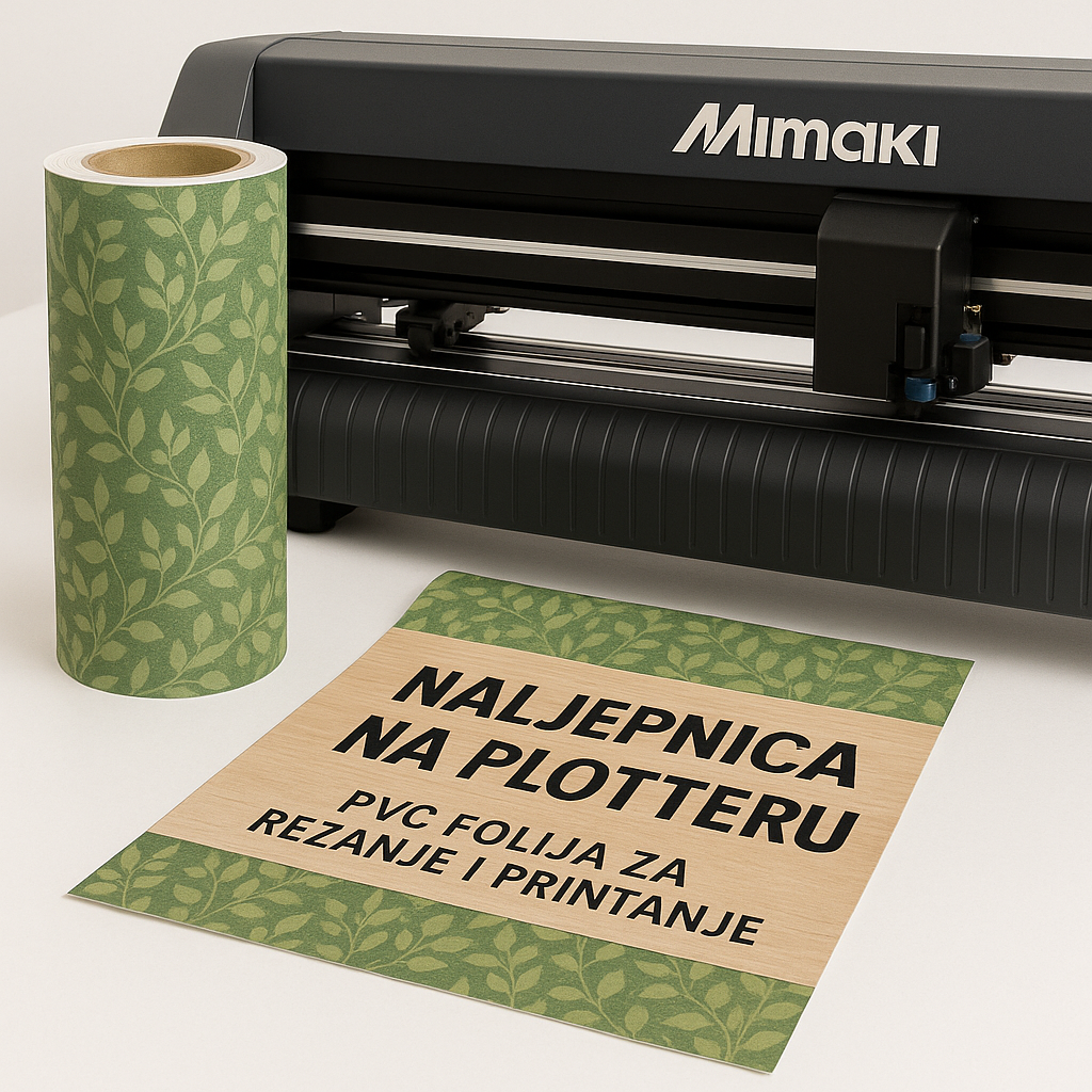 Naljepnice na ploteru – rezana PVC folija